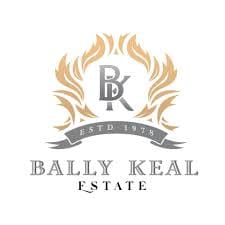 A logo of bally keal estate