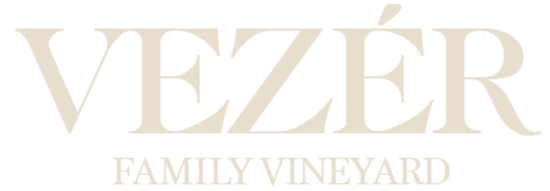 A green and white logo for ezee family vineyards.